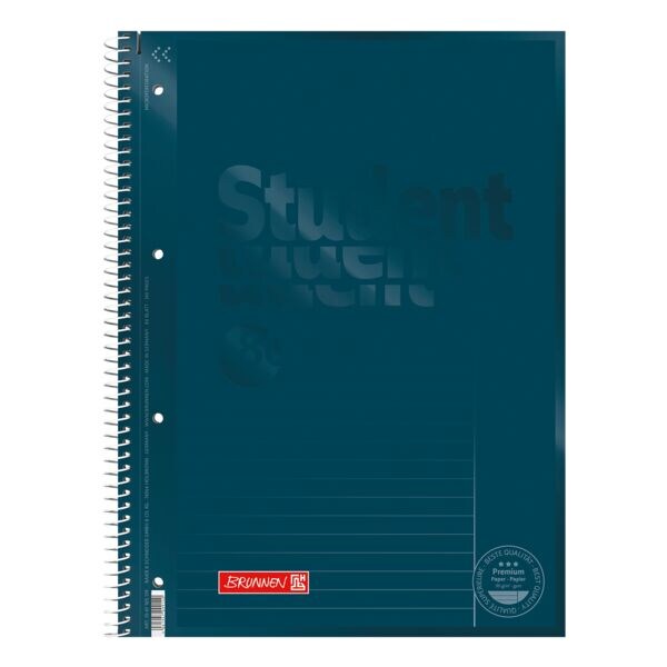 collegeblok Brunnen Premium Student Colour Code A4 gelinieerd, 80 bladen collegeblok Brunnen Premium Student Colour Code A4 gelinieerd, 80 bladen