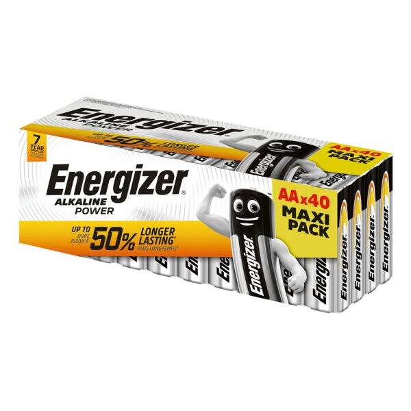 Energizer Pak met 40 batterijen Alkaline Power Mignon / AA