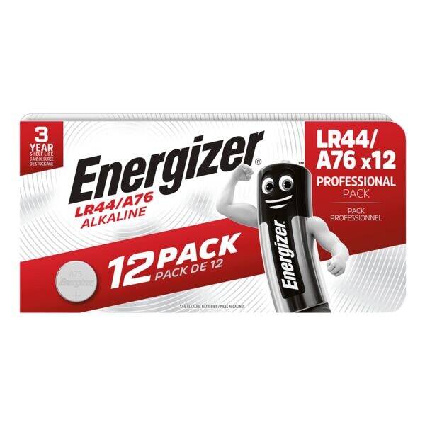 Energizer Pak met 12 knoopcellen �Spezial Alkali� A76 / LR44 / V13GA