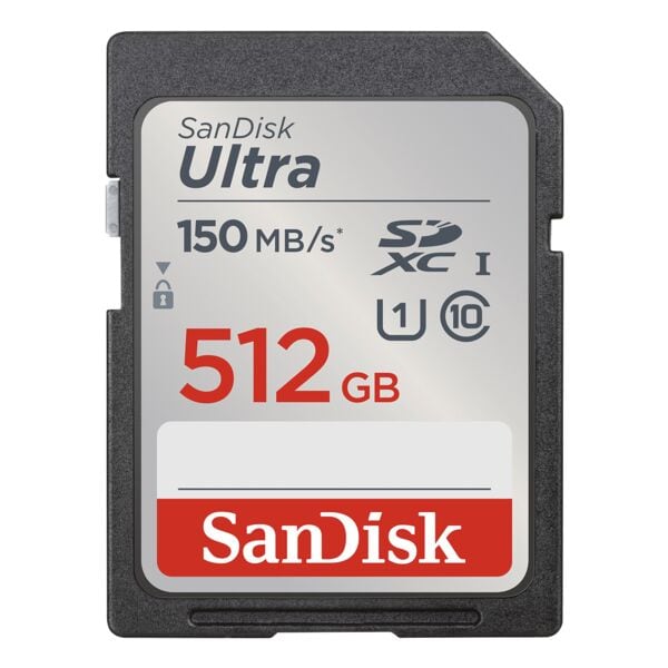 SanDisk SDXC-geheugenkaart Ultra 512 GB - 150 MB/s