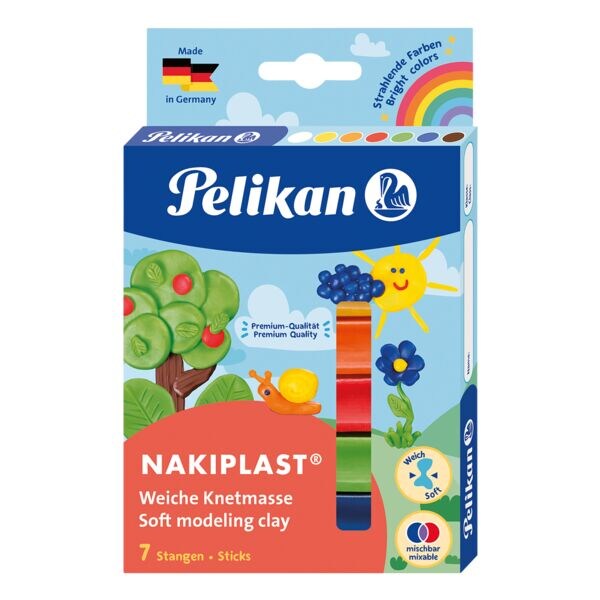 Pelikan Set van 7 boetseerklei Nakiplast®