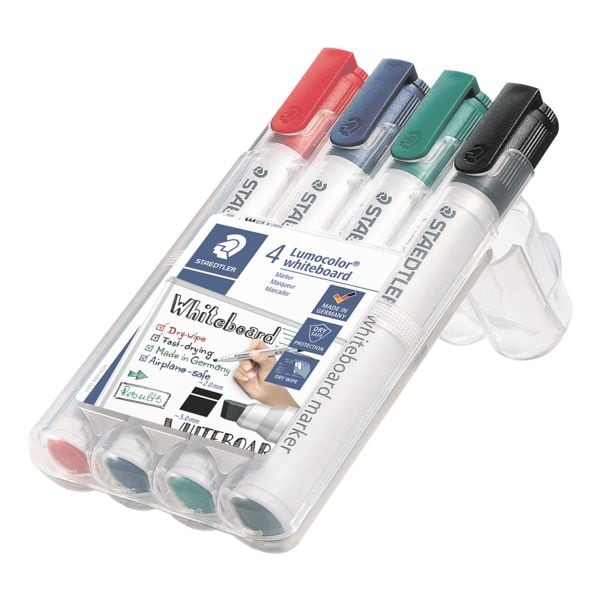 STAEDTLER Pak van 4 whiteboard markers Lumocolor 351 B