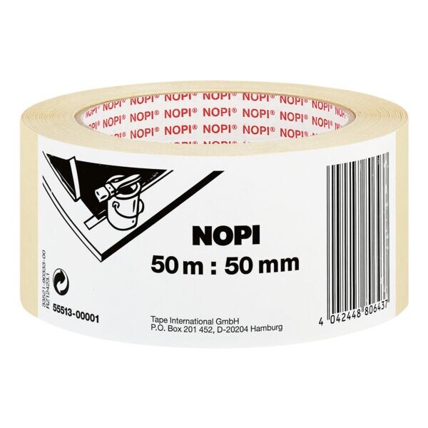 Nopi Afplaktape 50 m x 50 mm