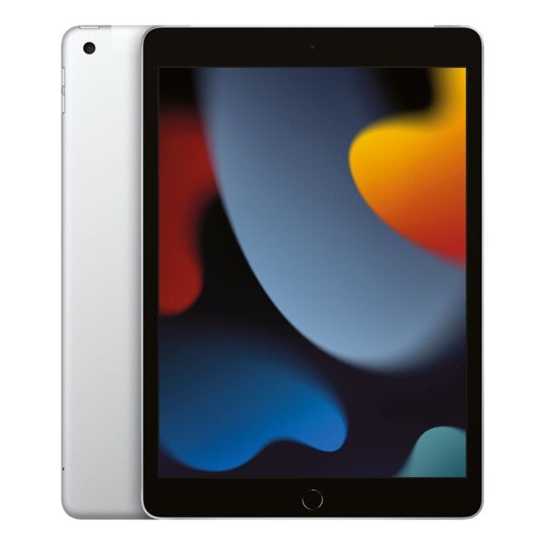 Apple Tablet PC iPad 9e generatie (2021) Wi-Fi + LTE 64 GB zilverkleurig