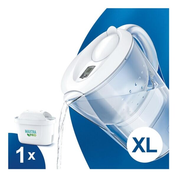 BRITA Tafelwaterfilter Marella XL wit 3,5 liter met MAXTRA PRO