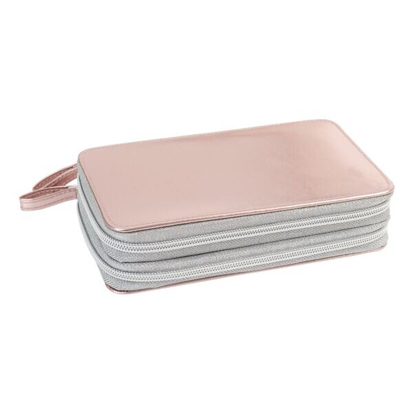 EBERHARD FABER Schooletui �Double Decker ros� gold shine�