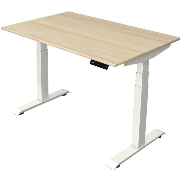 Kerkmann Zit-sta-tafel Move 4 120 cm, T-poot wit