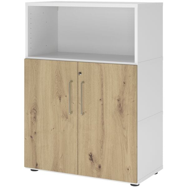 HAMMERBACHER Open kast Flexwall 80 cm breed 3 OH afsluitbaar