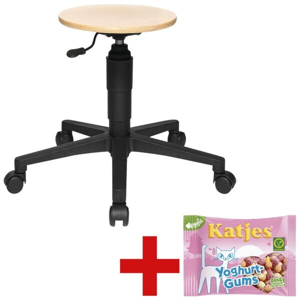 Topstar Kruk Tec 60 Holz incl. vruchtengom Yoghurt-Gums 175 g