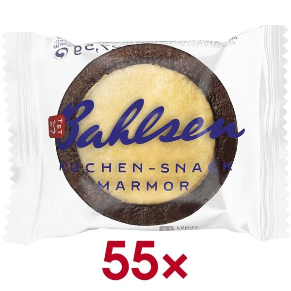 Bahlsen Pak met 55 cake snacks �Marmor� 55 x 27,5g