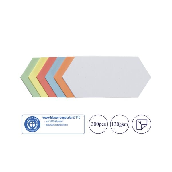 Franken Moderatiekaarten rhombus 20,5 x 9,5 cm 300 stuks