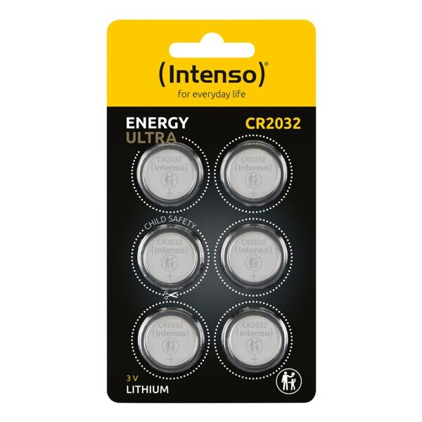 Intenso Set van 6 batterijen �Energy Ultra� CR2032