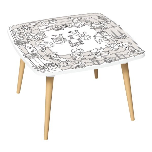 Paperflow Kleurtafel Kids Sport 60 cm, 4 poten