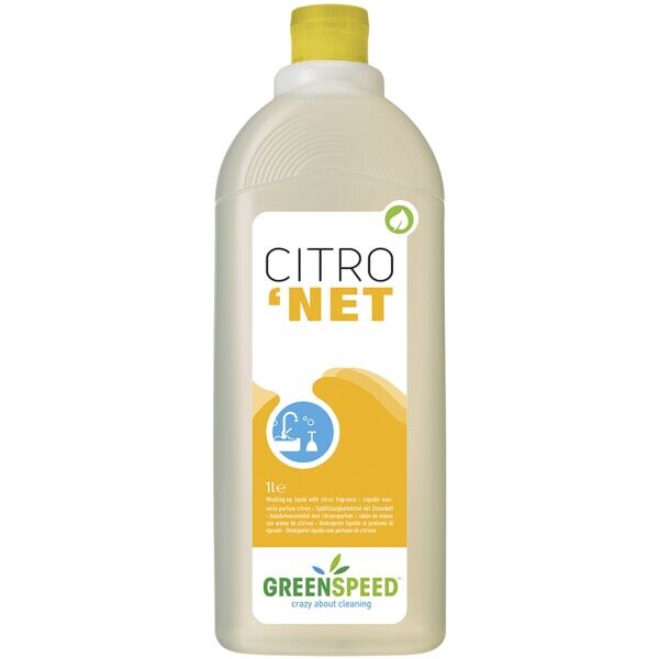 GREENSPEED 12 flessen vaatwasmiddel Citro'Net 1 liter