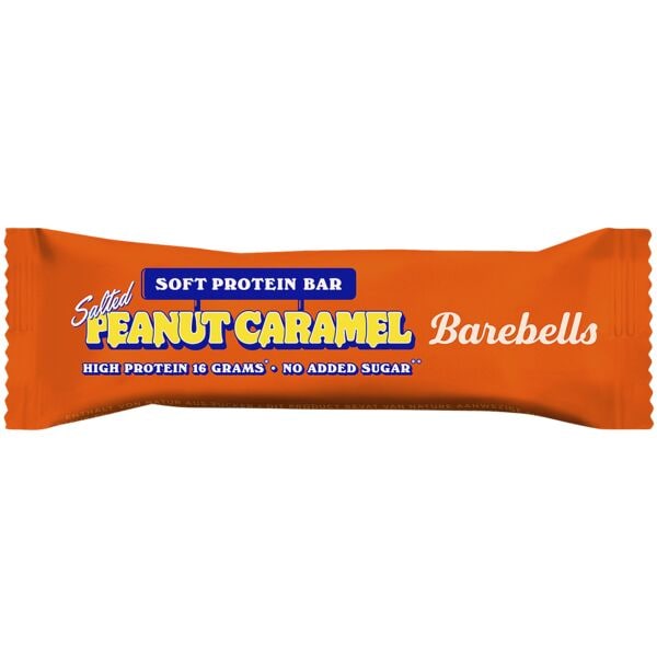 Pak met 12 protenerepen Barebells Soft Salted Peanut Karamell 55 g