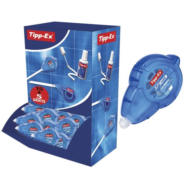 20x Tipp-Ex Navulbare correctieroller Easy Refill Ecolutions 5 mm / 14 m