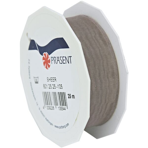 PRSENT Organza lint Sheer 25 mm x 25 m