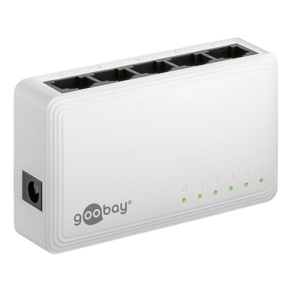 goobay 5-poorts gigabit netwerkswitc goobay 5-poorts gigabit netwerkswitc