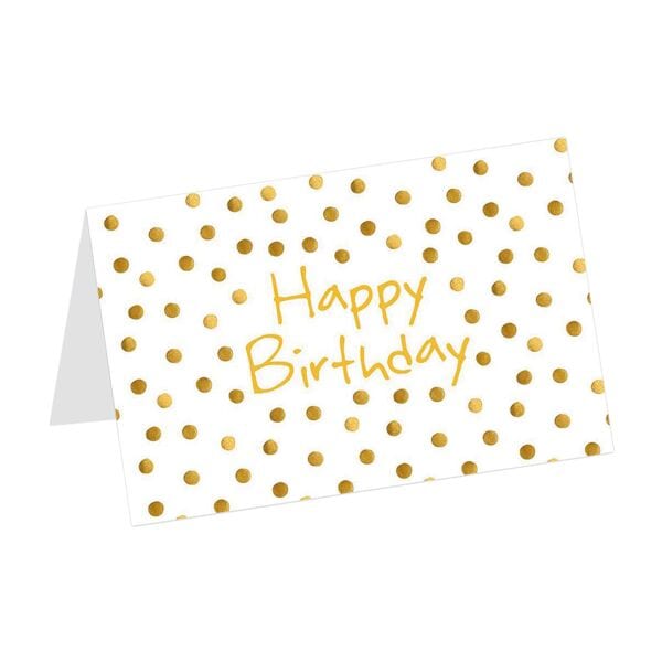 verjaardagskaarten LUMA KARTENEDITION Happy Birthday punten, Speciaalformaat, met envelop, 1 stuk(s) verjaardagskaarten LUMA KARTENEDITION Happy Birthday punten, Speciaalformaat, met envelop, 1 stuk(s)