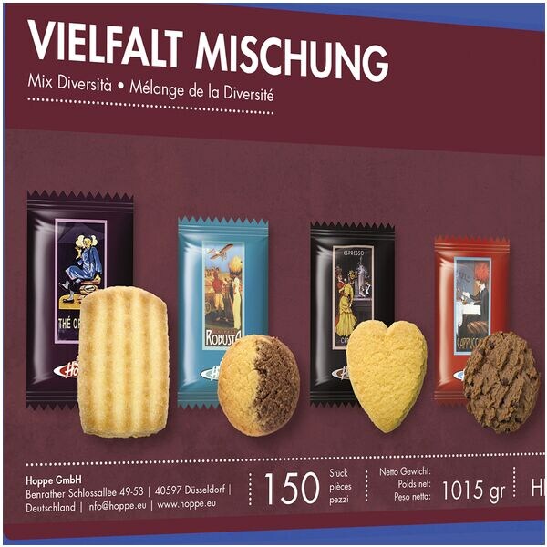 Hoppe Koekjesmix Vielfalt Mischung 150 stuks
