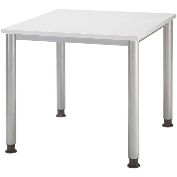 OTTO Office Premium Bureau OTTO Office Line I/ Teamarbeitsplatz 80 cm, 4 poten aluminium kleur