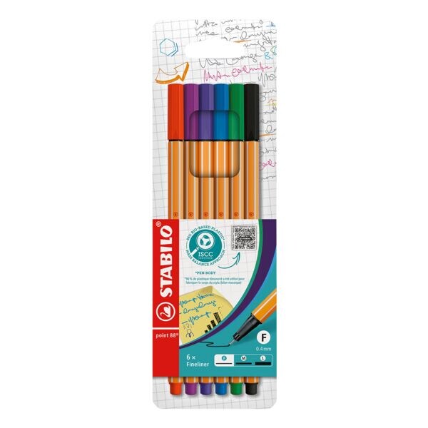 STABILO fineliner-set point 88&reg; Kreativ 0,4mm