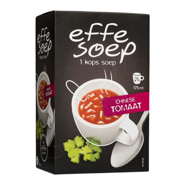 effe soep 1 kops soep Chinese tomaat 21 porties