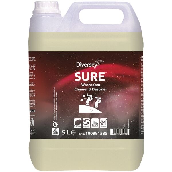 DIVERSEY Sanitairreiniger en ontkalker Sure 5 liter