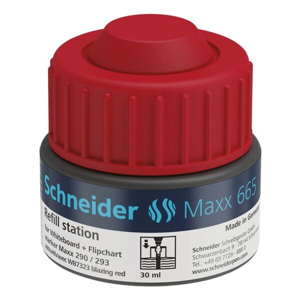 Schneider Navulstation navulinkt Maxx 665 voor whiteboard- en flipchartmarkers