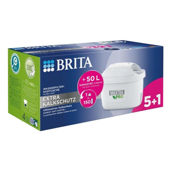 BRITA 5+1-pack �MAXTRA PRO Extra Kalkschutz� waterfilterpatronen