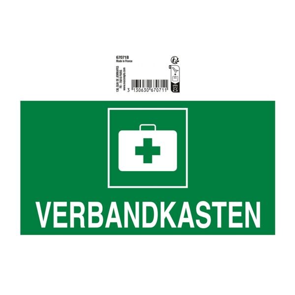 EXACOMPTA Aanwijzingsbord »Verbandkasten« 20x11 cm