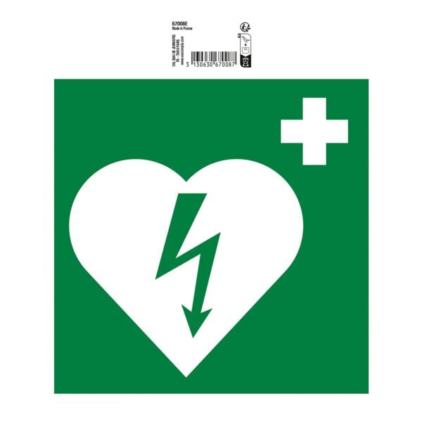 EXACOMPTA Aanwijzingsbord  Defibrillator 20 cm