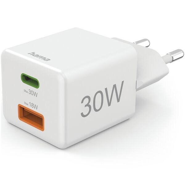 Hama Snellader USB-C / USB-A 30 W