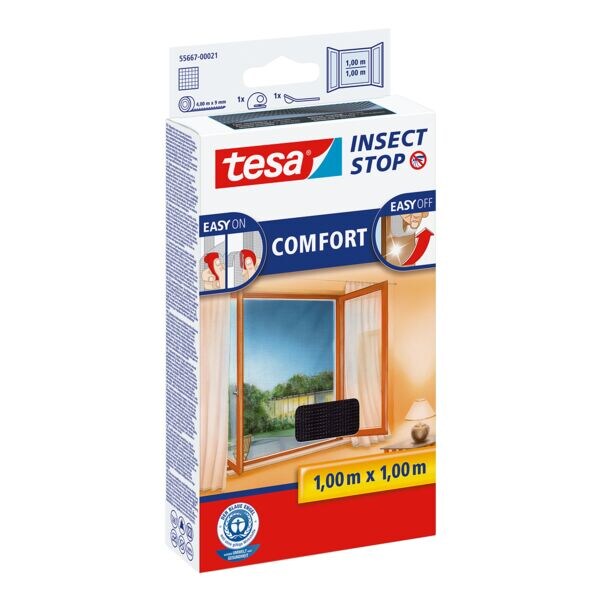 tesa Vliegenhor Insect Stop COMFORT 55667 voor ramen