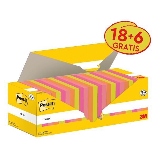 Post-it Notes blok herkleefbare notes notes 7,6 x 7,6 cm, 2400 bladen (totaal) Post-it Notes blok herkleefbare notes notes 7,6 x 7,6 cm, 2400 bladen (totaal)