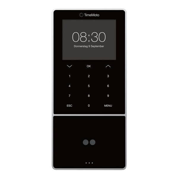 TimeMoto Compleet tijdregistratiesysteem »TM-838 SC« incl. TimeMoto Cloud - testversie - terminal met RFID en gezichtsherkenning