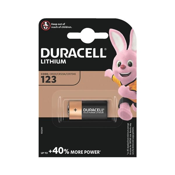 Duracell Fotobatterij  Photo Lithium Ultra 123 / CR17345