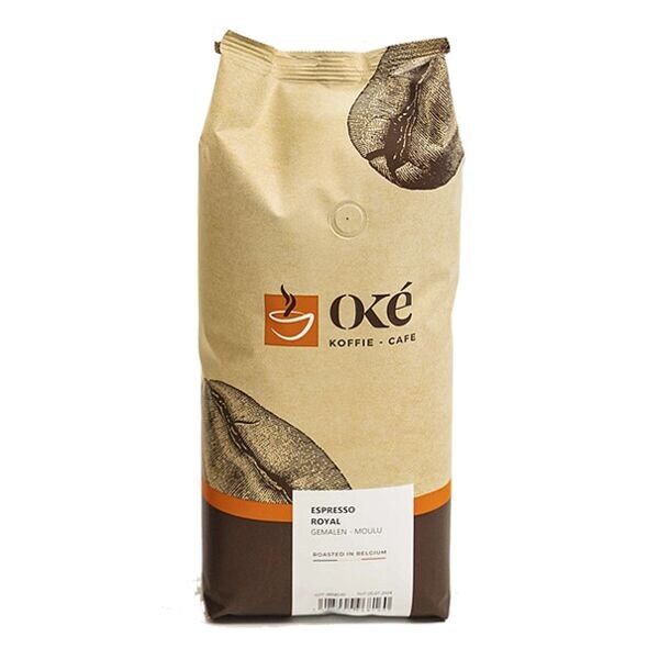 Ok Koffie gemalen koffie Espresso royal 1000 g