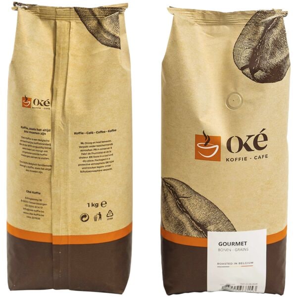 Oké Koffie Gourmet koffiebonen 1000 g