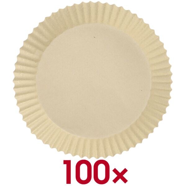 Papstar 100 bakvellen voor heteluchtfriteuses/airfryers Ø 16 cm