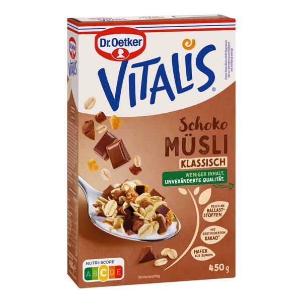 Dr. Oetker Vitalis Schokomsli klassisch 450 g