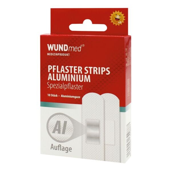 WUNDmed 10 stuks pleisters strips aluminium
