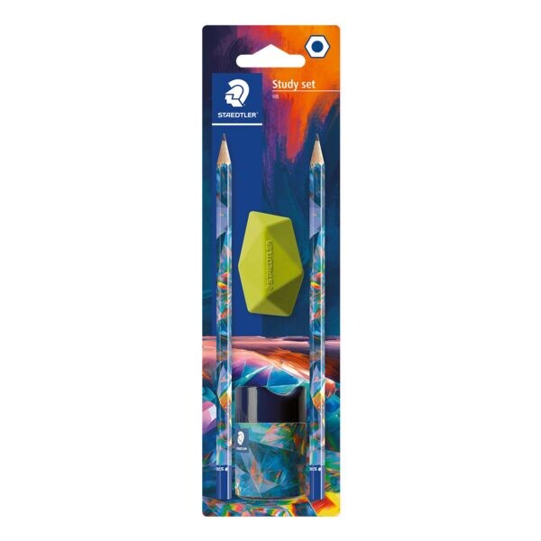 Set potloden STAEDTLER, HB, met gom Set potloden STAEDTLER, HB, met gom