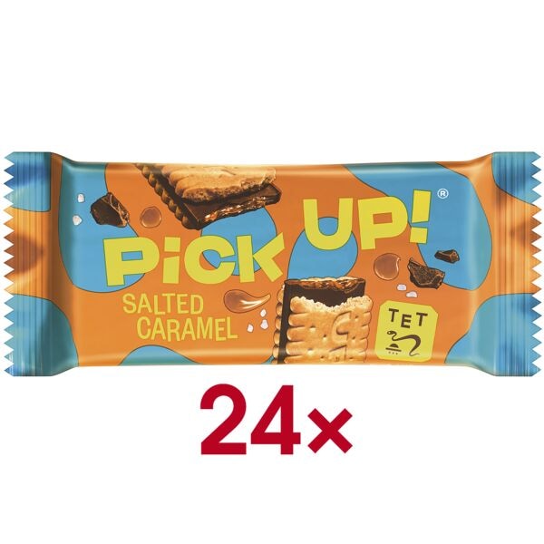 PICK UP! Pak met 24 PiCK UP! »Salted Caramel« toonbankdisplay