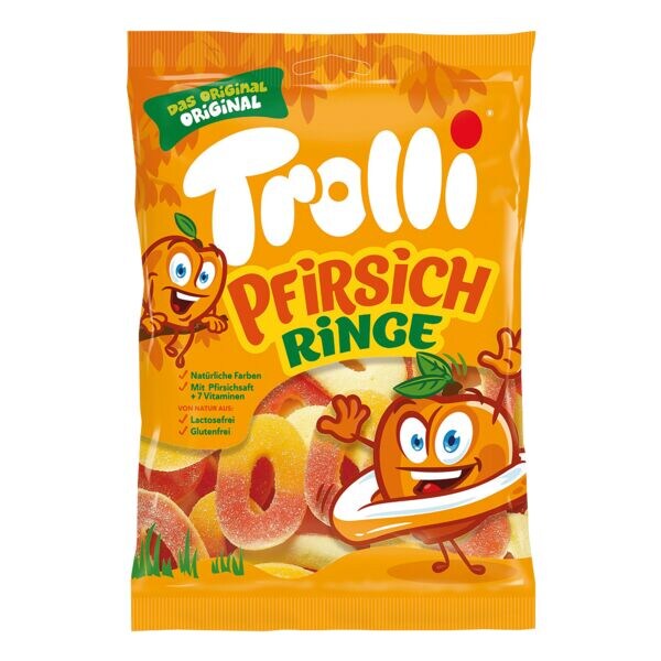 Trolli Fruitgom �Pfirsichringe� 150 g