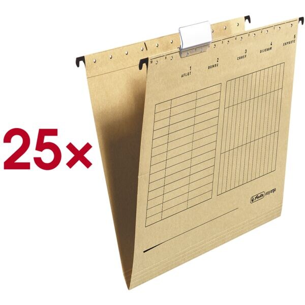 Herlitz Hangmap easyorga UNIREG 25 stuks