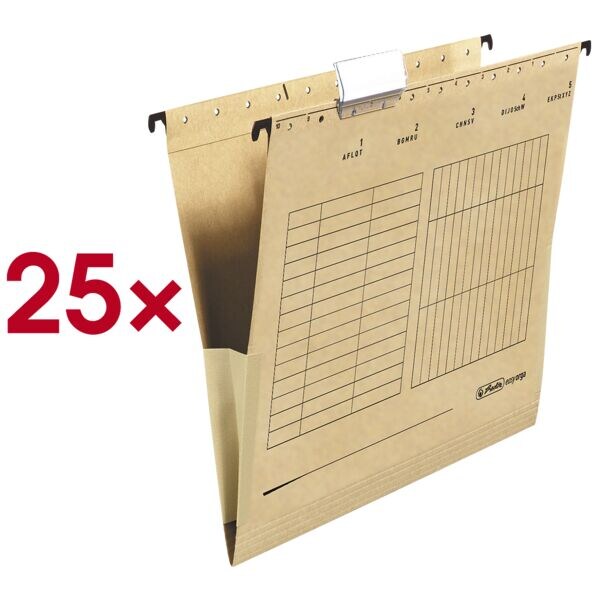 Herlitz Hangmap easyorga UNIREG 25 stuks