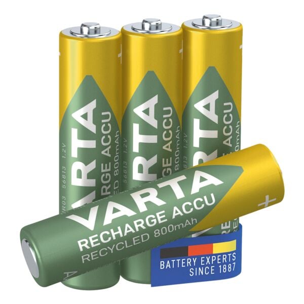 Varta 4x accu »Recycled« AAA / Micro 800 mAh