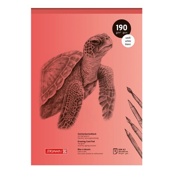 Brunnen Tekenkartonblok A3 190 g/m 10 bladen