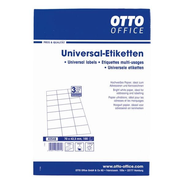 OTTO Office Pak met 2100 universele etiketten